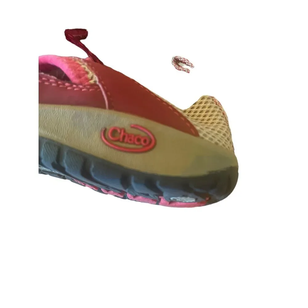 Chaco Girls Pink Outcross 2 Mesh Low Top Round Toe Water Sport Sandal Size 5